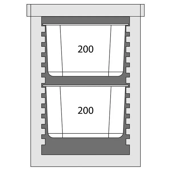 Caricatore frontale Stalgast Thermobox per 6x GN 1/1 (65 mm) LT0217086