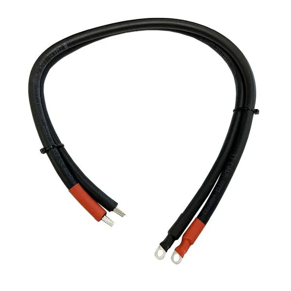 Cavo di collegamento batteria Offgridtec 06 m 10 mm² per inverter collezione Victron Phoenix 250 VA - 500 VA per terminale...