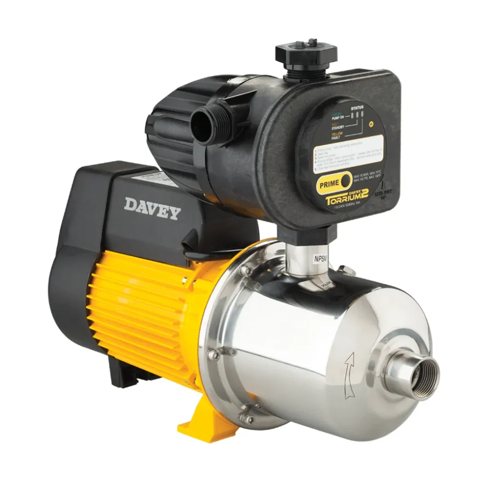 Davey BT20-30 Booster Pump Torrium2 — 1.5 HP Inox Steel Constant Pressure