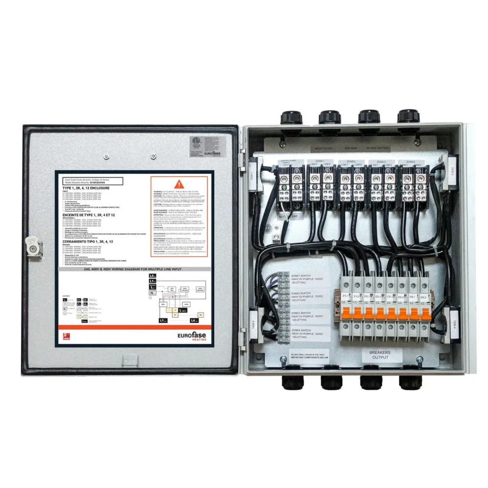 Eurofase 2 Zone Wallmount Generico Relay Control Box 240V - EFURCB24M2