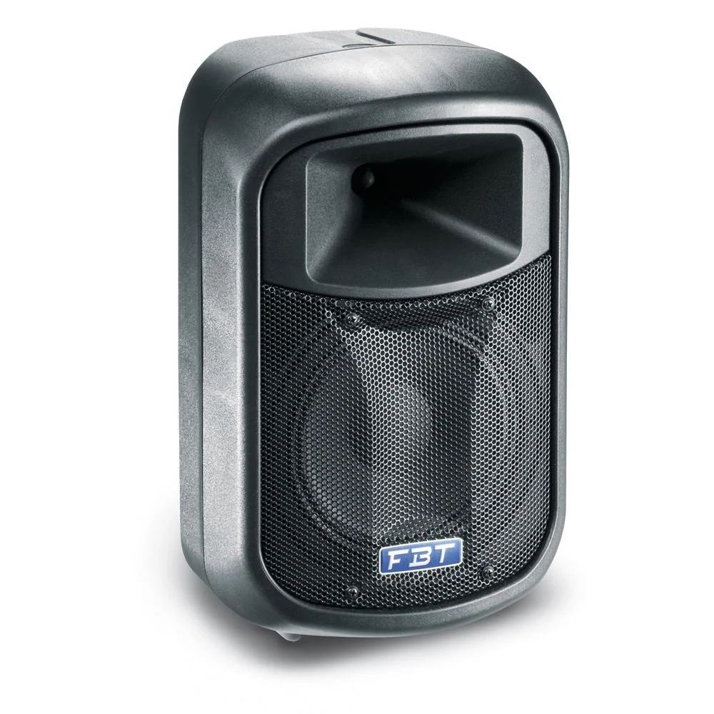 FBT J 8A Diffusore audio attivo professionale 200W + 50W RMS - 124dB SPL, Nero