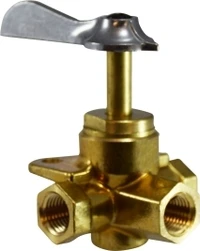 3/8" FIP 3-Way Valve W/Click 46252