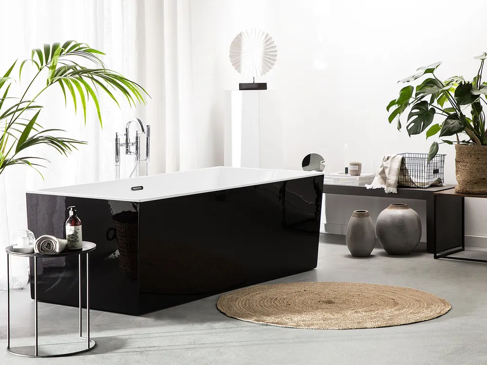 Freestanding Bath 1700 x 810 mm Nero puro RIOS