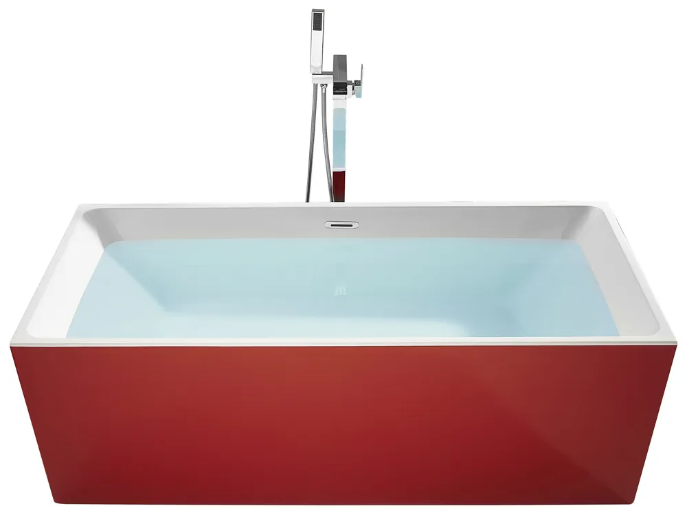 Freestanding Bath 1700 x 810 mm Red RIOS