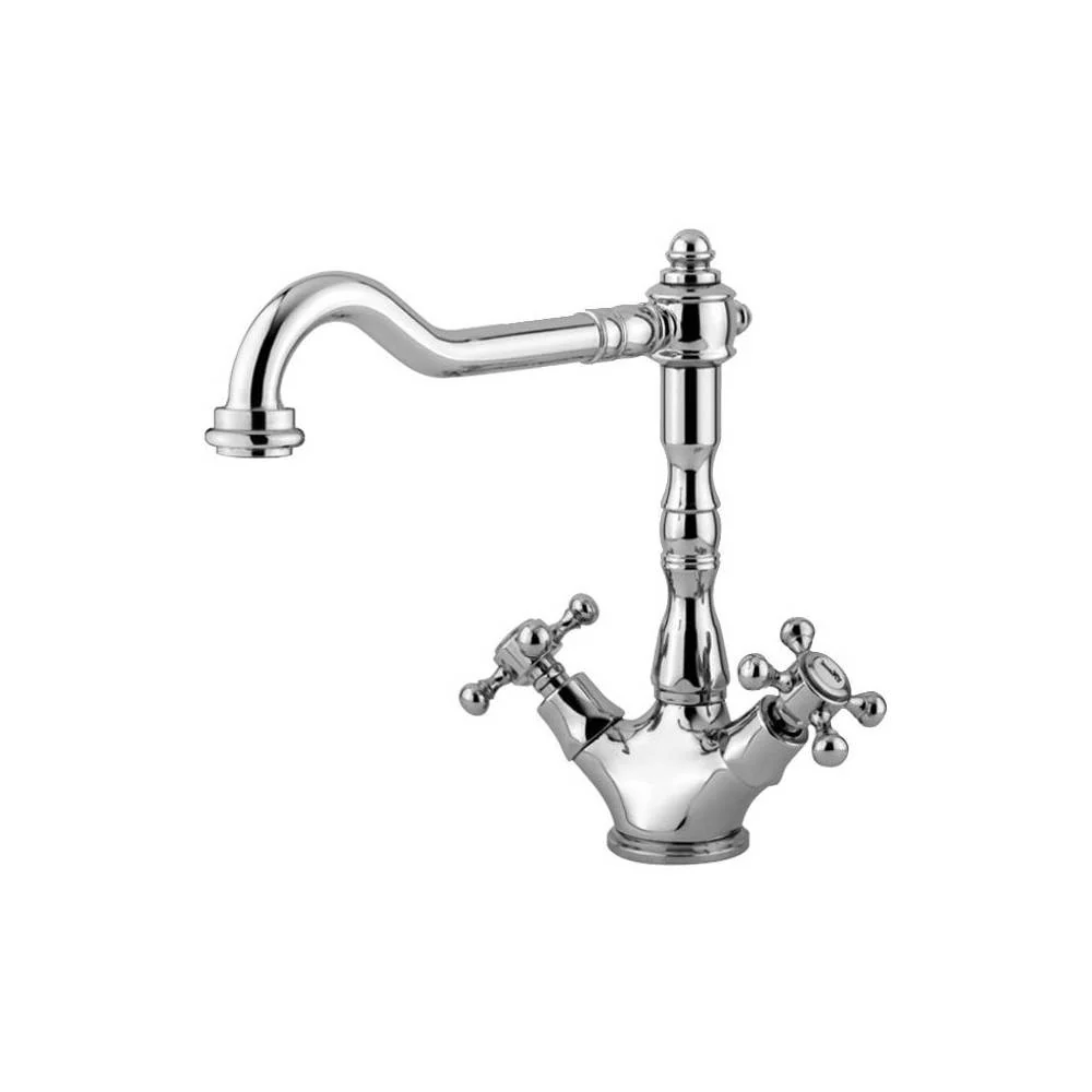 Gruppo monoforo lavello serie Belinda modello FBLV180CR cromato Paffoni
