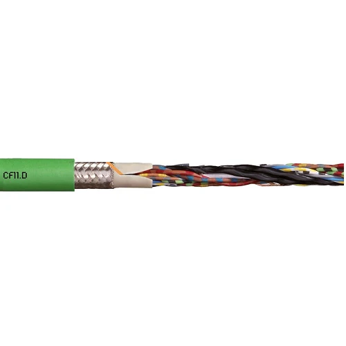 Igus CF11-016-D 24 AWG 3P Stranded Bare Rame Shielded TC Braid TPE 50V Chainflex CF11-D Servo Motor Cable