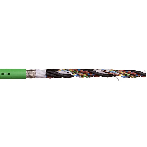 Igus CF111-015-D (26awg-3P+26awg-4P+20awg-2C) Stranded BC Shield TC Braid PUR 300V Chainflex CF111-D Servo Motor Feedback...