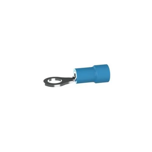 Loose Piece Ring Terminal Funnel Entry Barrel Blue PV14-10R-M (Pack 1000)