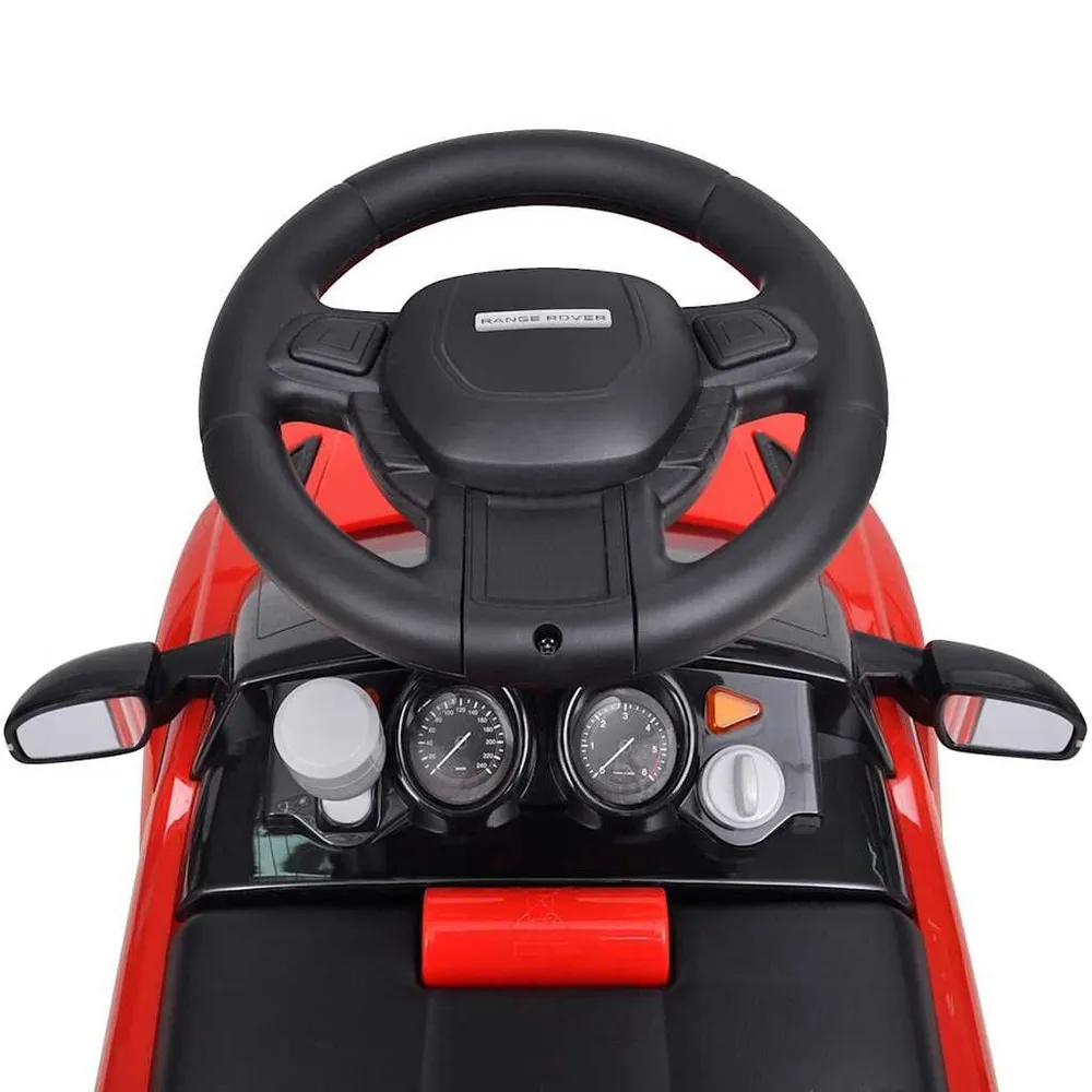 Macchina Spinta per Bambini Rossa con Musica Land Rover 348