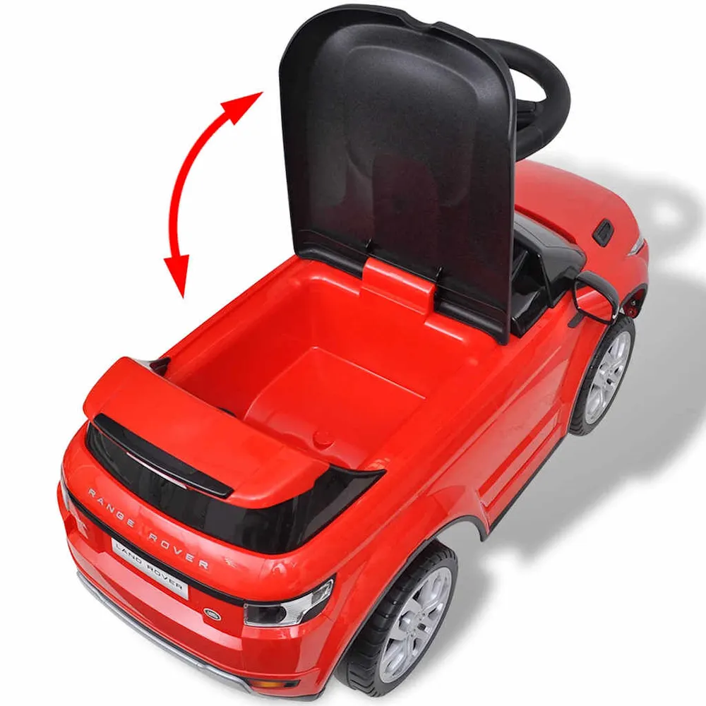Macchina Spinta per Bambini Rossa con Musica Land Rover 348