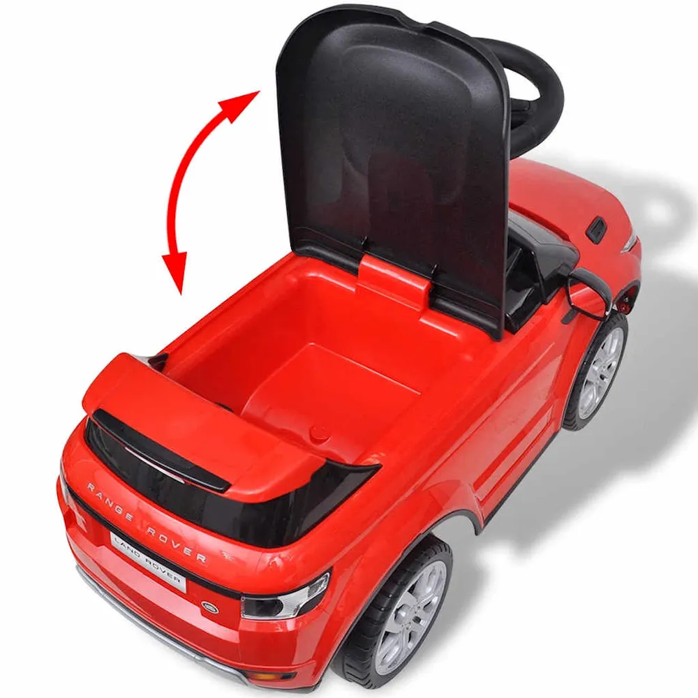 Macchina Spinta per Bambini Rossa con Musica Land Rover 348