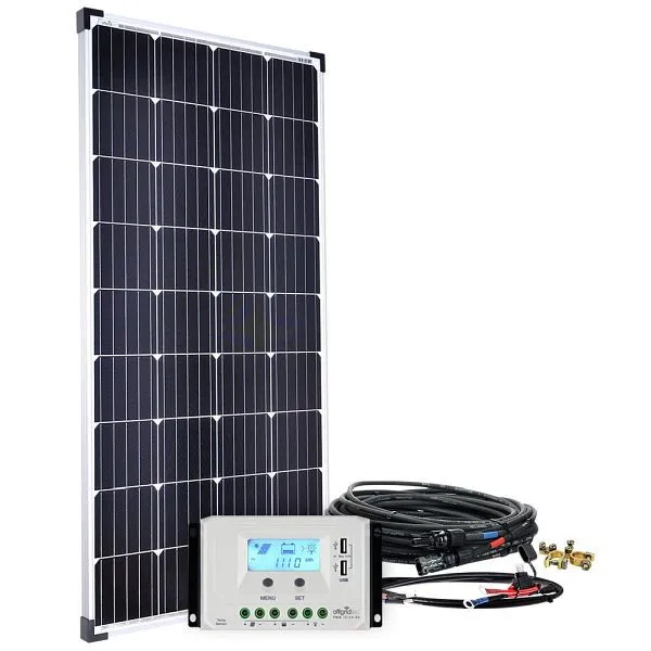 Offgridtec basicPremium-XL Sistema solare 150W Sistema totale 12V/24V 4-01-010970
