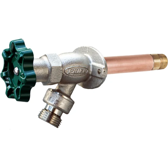 Prier - P-154FXCC-LF - P-154FX CC Hose Thread Anti-Siphon Vacuum Breaker Wall Hydrant; 3/4"PEX **Lead Free**