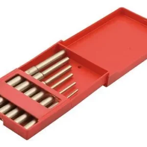 Set cacciaspine DENIOS 6 pezzi 3-10 mm bronzo singolare antiscintilla per zone Ex 250391
