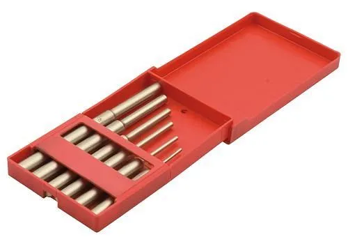 Set cacciaspine DENIOS 6 pezzi 3-10 mm bronzo singolare antiscintilla per zone Ex 250391