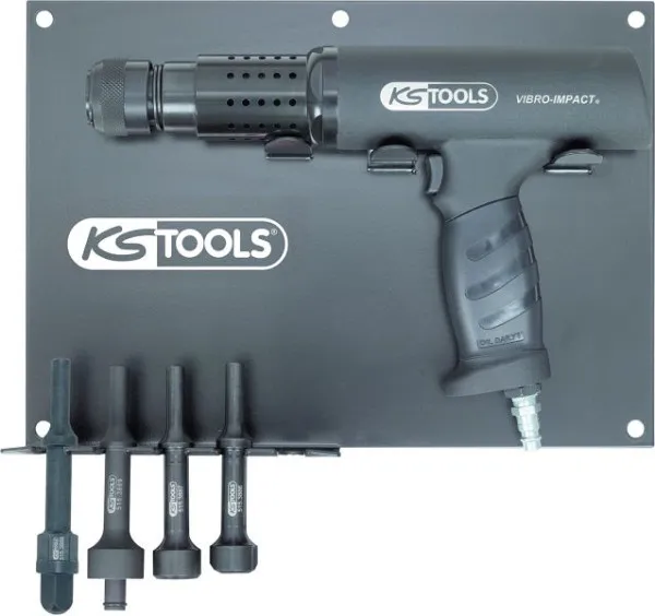 Set di martelli scalpellatori pneumatici Vibro-Impact KS Tools 6 pezzi 515.3880