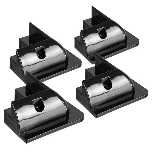 Set di profili angolari ABS Offgridtec per carichi pesanti nero 150x150mm 8-01-010860