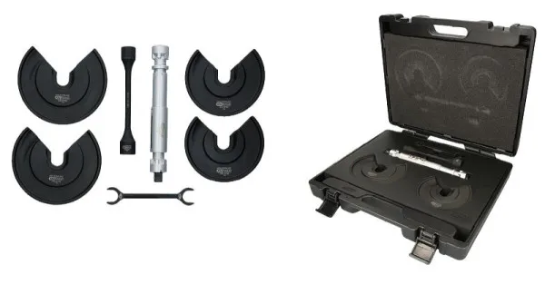 Set tenditore centrale telescopico universale KS Tools per molle interne 9 pezzi 500.8755