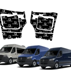 SoundSkins | 2019+ MB Sprinter Front Doors 6 Pc Sound Deadening Vehicle Specific Kit | SSK-MBSPR2DR | 3 Layers (Acoustic F...