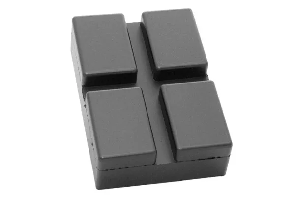 Tampone gomma per boccola adatto per Rotary H9xW89xL128mm 100822