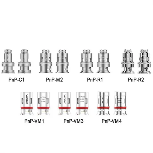 Voopoo Pnp Replacement Coil Drag S & X, Vinci, & Drag 4 Uforce-K - 5pcs