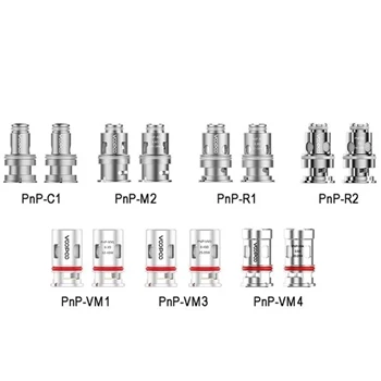 Voopoo Pnp Replacement Coil Drag S & X, Vinci, & Drag 4 Uforce-K - 5pcs