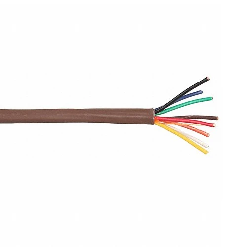 ECS LVT18-02 18 AWG 2C Flat Solid Bare Rame antico Unshielded PVC CMG FT4 CSA Low Voltage Thermostat Wire