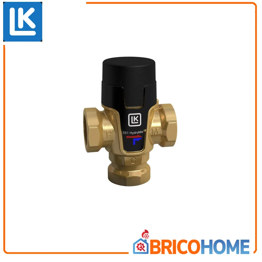 Miscelatore termostatico per Solare Termico 3/4'' LK 551 HydroMix con raccordi e valvole di ritegno Online now