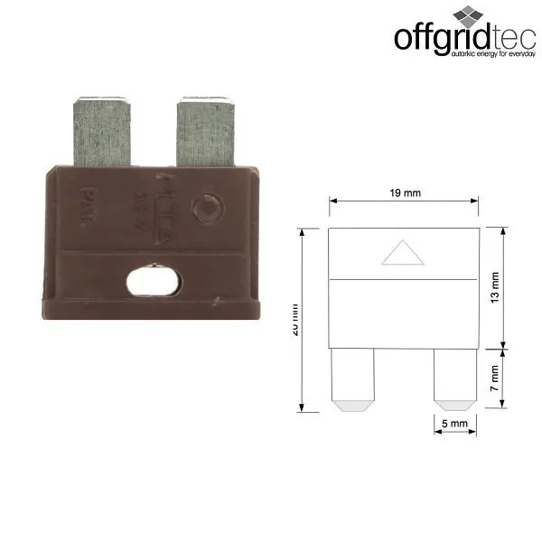 Fusibile lama qualità per auto Offgridtec 75 6-32 V 8-01-007175