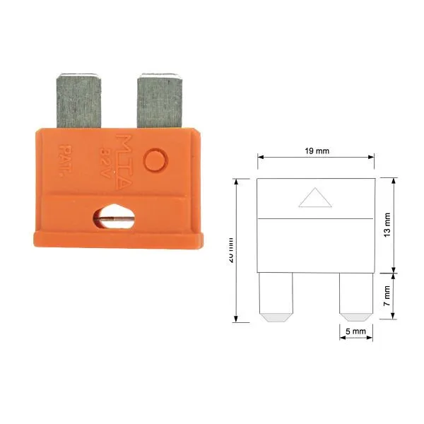 Fusibile piatto qualità per auto Offgridtec 5A 6-32V 8-01-006885