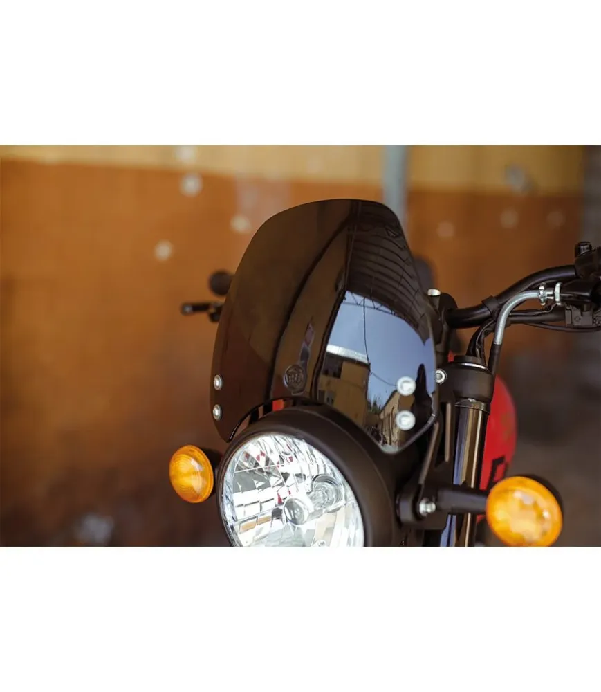Windscreen Low HNTR 350 Royal Enfield - Nero puro