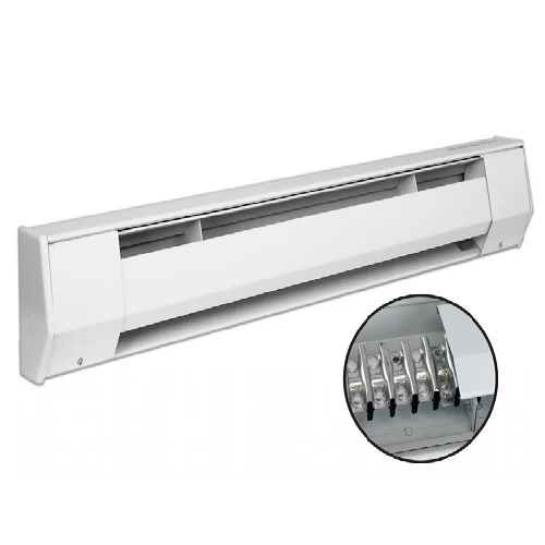 208V 1500W 7.2A Electirc Baseboard Heater 6 ft K Series Almond