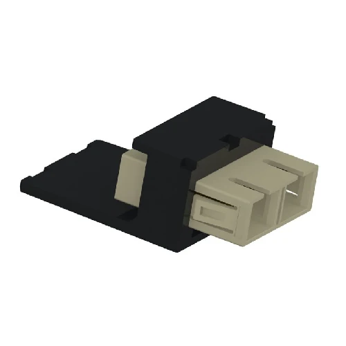2.24 Mini-Com Electric Ivory SC Adapter Module OM1 Duplex Multimode CMDEISCZBL