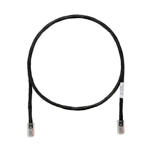 8' 24 AWG Black Cat 5e UTP Rame antico Patch Cord UTPCH8BLY