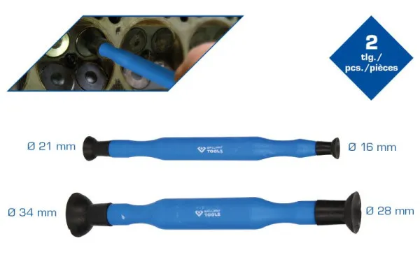 Brilliant Tools Set lappatrice per valvole 2 pezzi BT546000