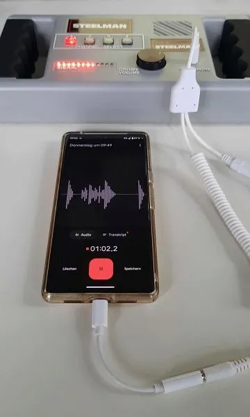 Cavo audio busching spina TRS/TRRS da 35 mm con adattatore USB TYPE-C Android e iOS 100941
