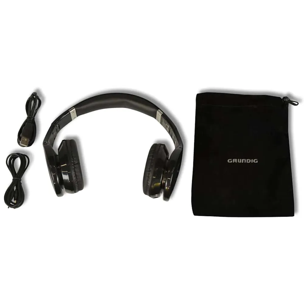 Grundig Cuffie Stereo Bluetooth Nero 300 mAh