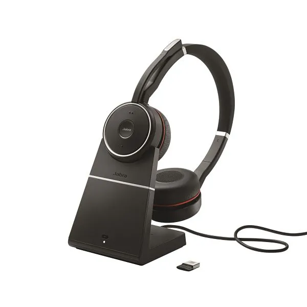 Jabra Evolve 75 Unified Communications DUO Bluetooth chiavetta USB e base 7599-838-199