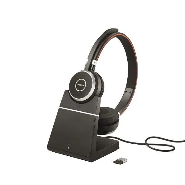 Jabra Evolve 65 Unified Communications DUO Bluetooth chiavetta USB e base 6599-823-499