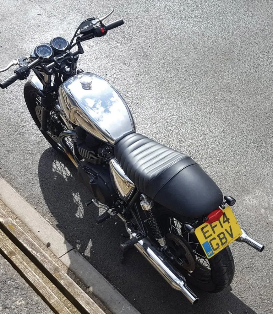 License plate holder Lucas light Triumph