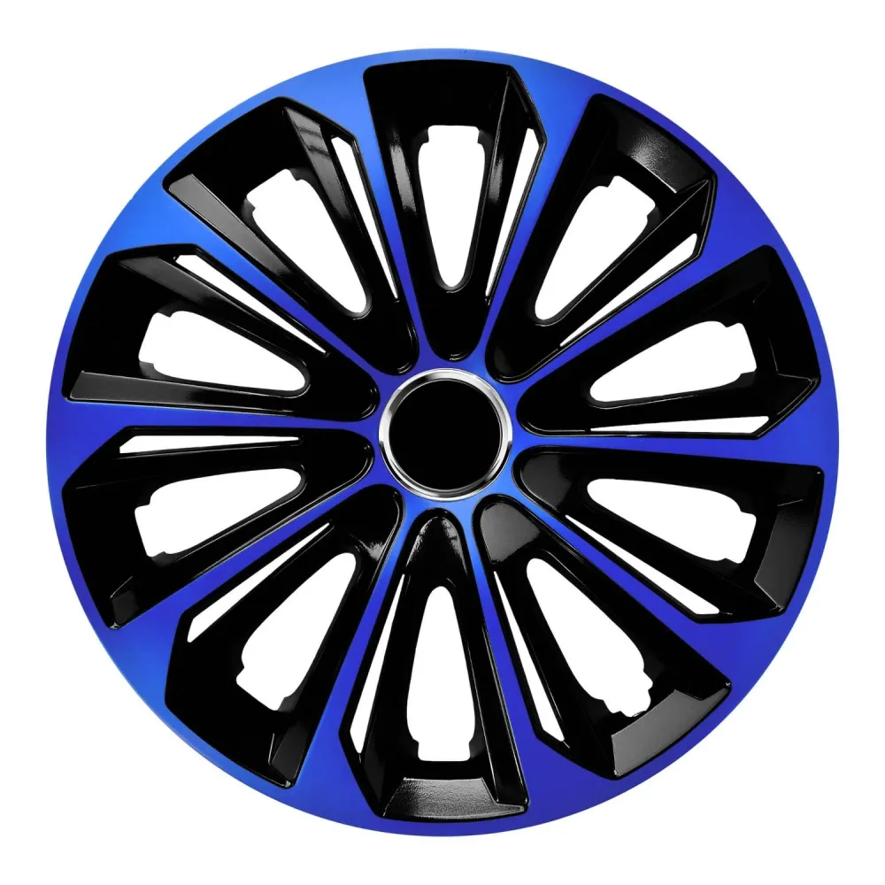 NRM PIÙ STRONG BLUE BLACK 16'' hubcaps blue-black 4 pieces