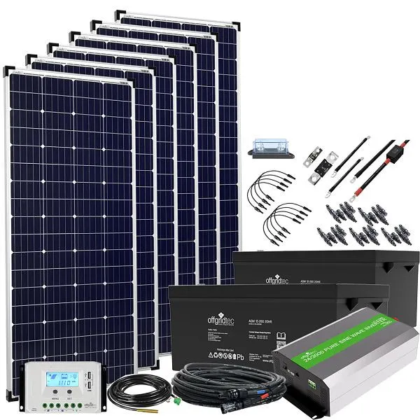 Sistema solare Offgridtec Autark XXL-Master 24V 1200W - Potenza CA 3000W 4-01-002920