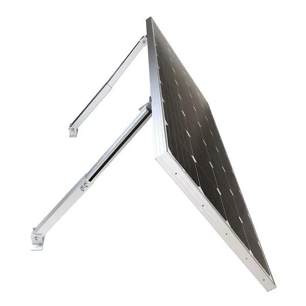 Supporto per modulo solare Offgridtec per installazione su tetto piano inclinazione regolabile 10°-60° 8-01-012675