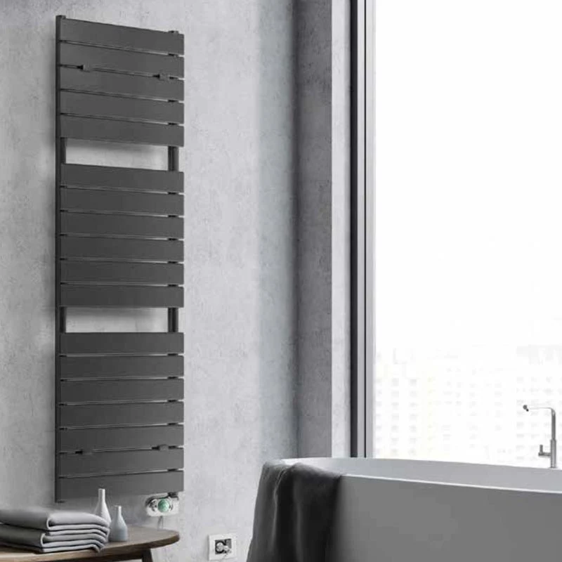 Termoarredo elettrico antracite VOV12 Lazzarini E-Palermo 750 watt 1512x500mm