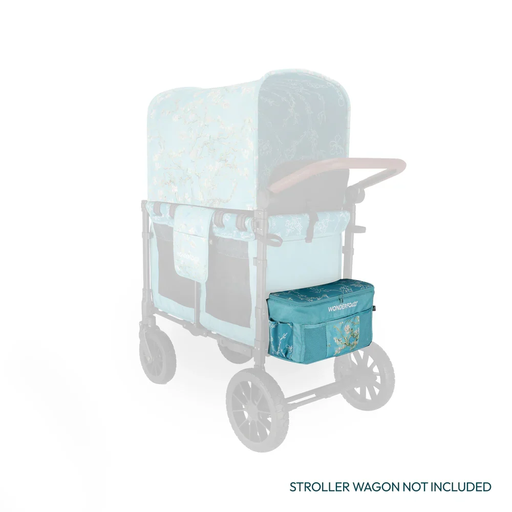 WonderFold W4 Elite/Luxe Rear Basket Fabric - Van Gogh Almond Blossoms
