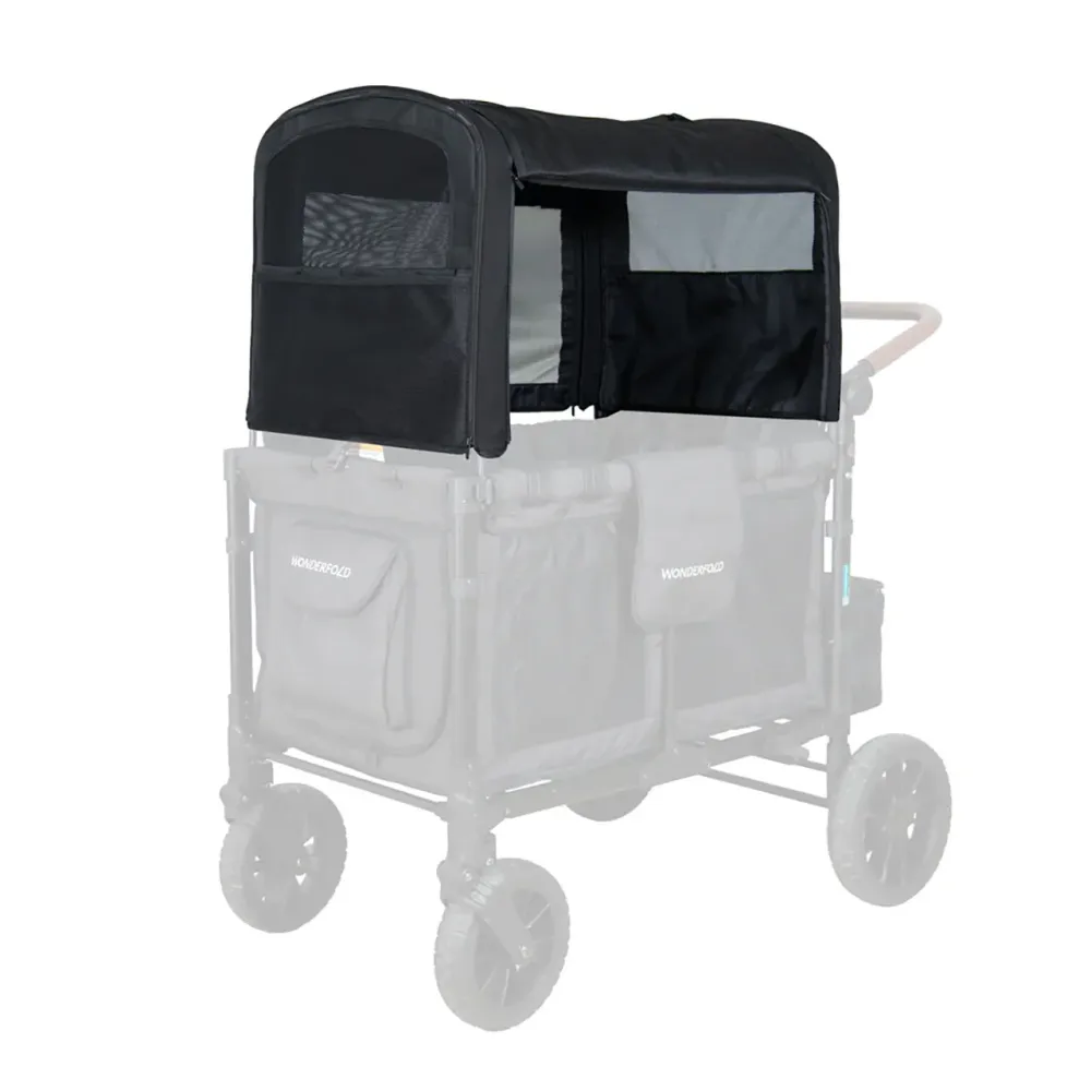 WonderFold Flex Canopy W4 Elite & Luxe Nero puro