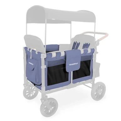 WonderFold W4 Élite | W4 Luxe / Storm Blue Carriage Fabric