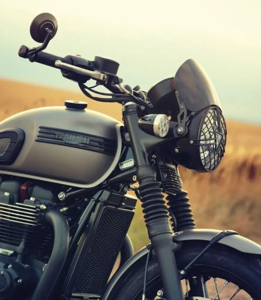 Windscreen Moto Riflettente Black