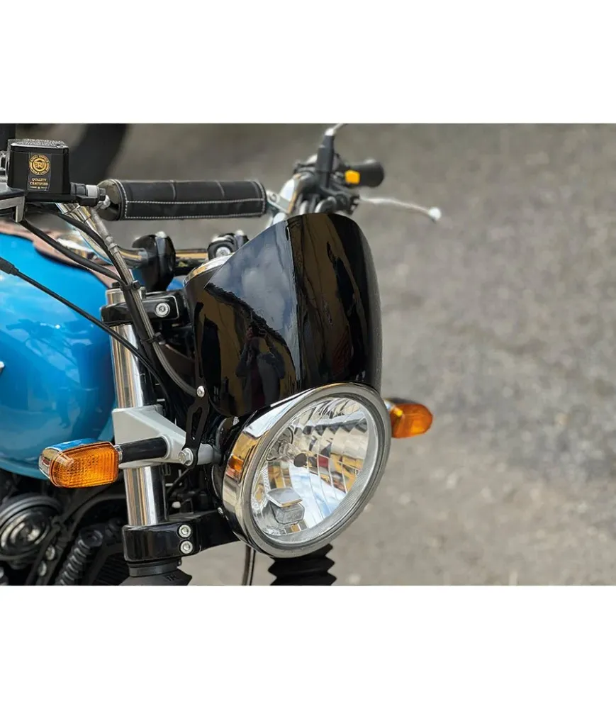 Windscreen Moto Riflettente Black