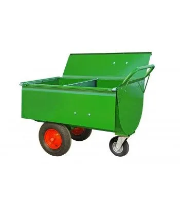 Carro mangime Growi 200 LL con tramezza e copertura 10120450